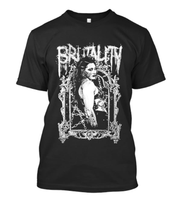 Rhea Ripley Chain Bow Down Brutality T-Shirt