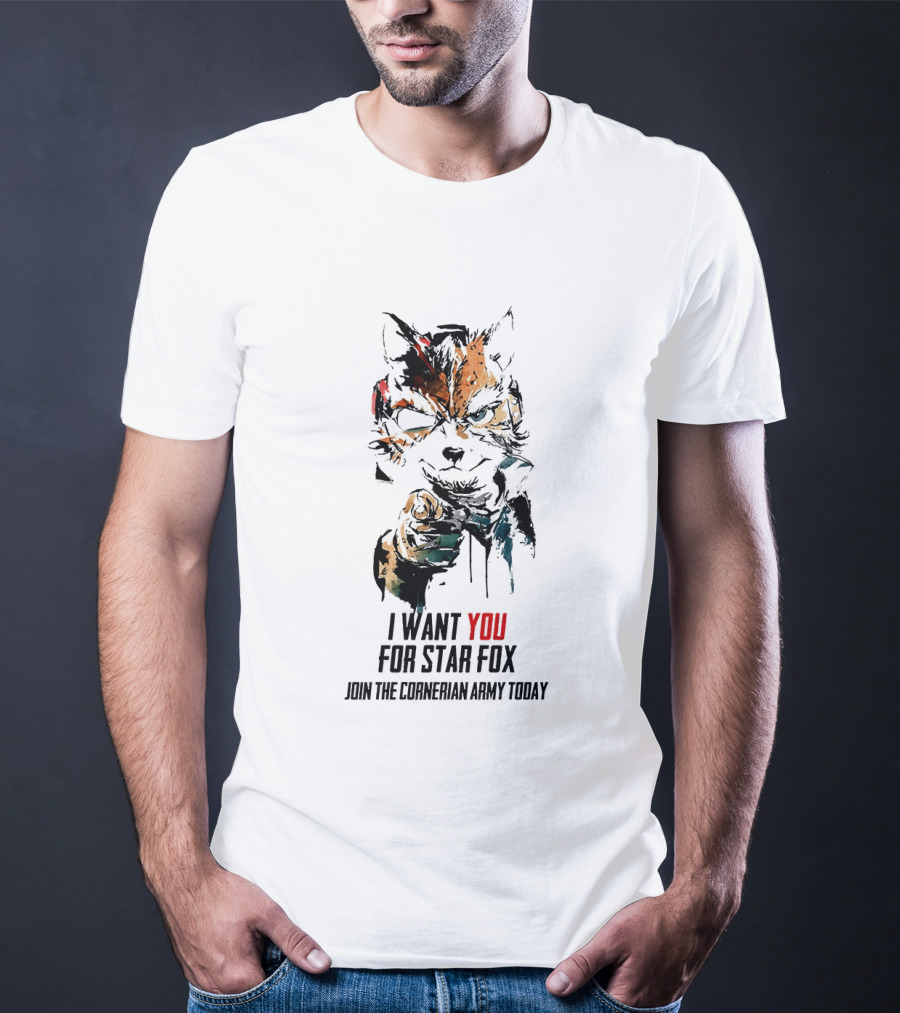 I Want You For Star Fox Join The Cornerian Army Today T-Shirt