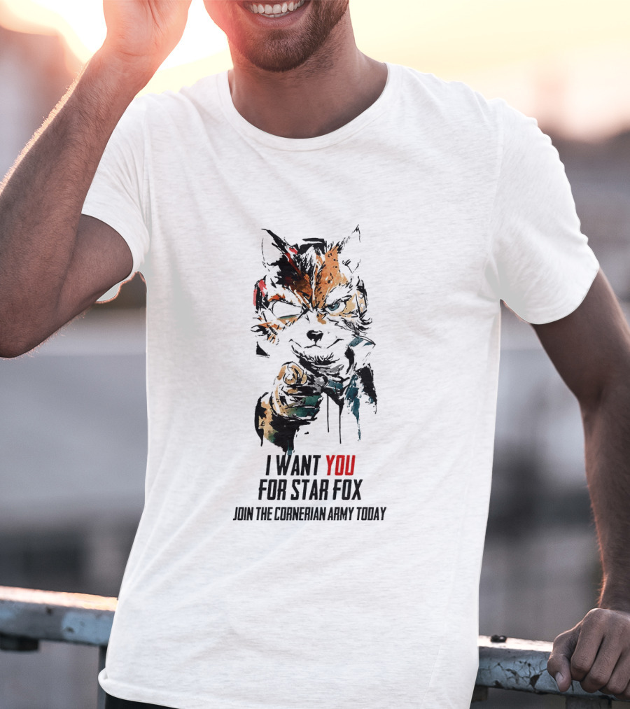 I Want You For Star Fox Join The Cornerian Army Today T-Shirt