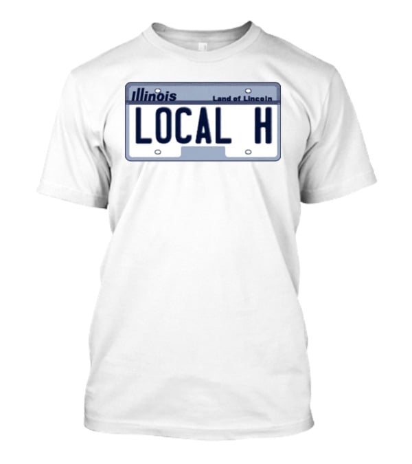 Illinois Local H Land Of Lincoln License Plate T-Shirt