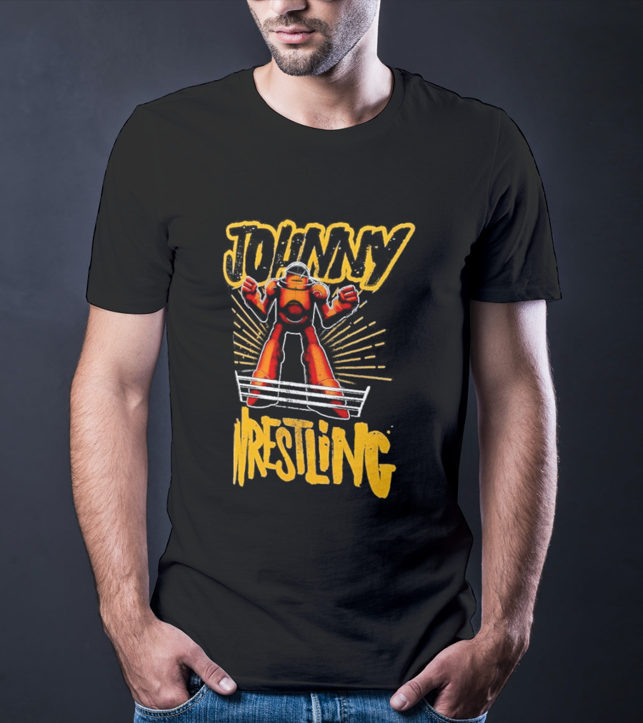 Johnny Gargano Wrestling Robot T-Shirt