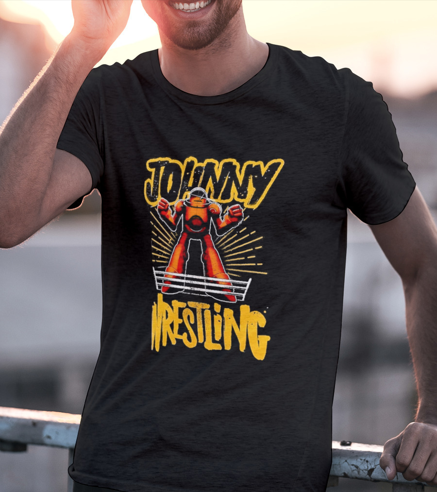 Johnny Gargano Wrestling Robot T-Shirt