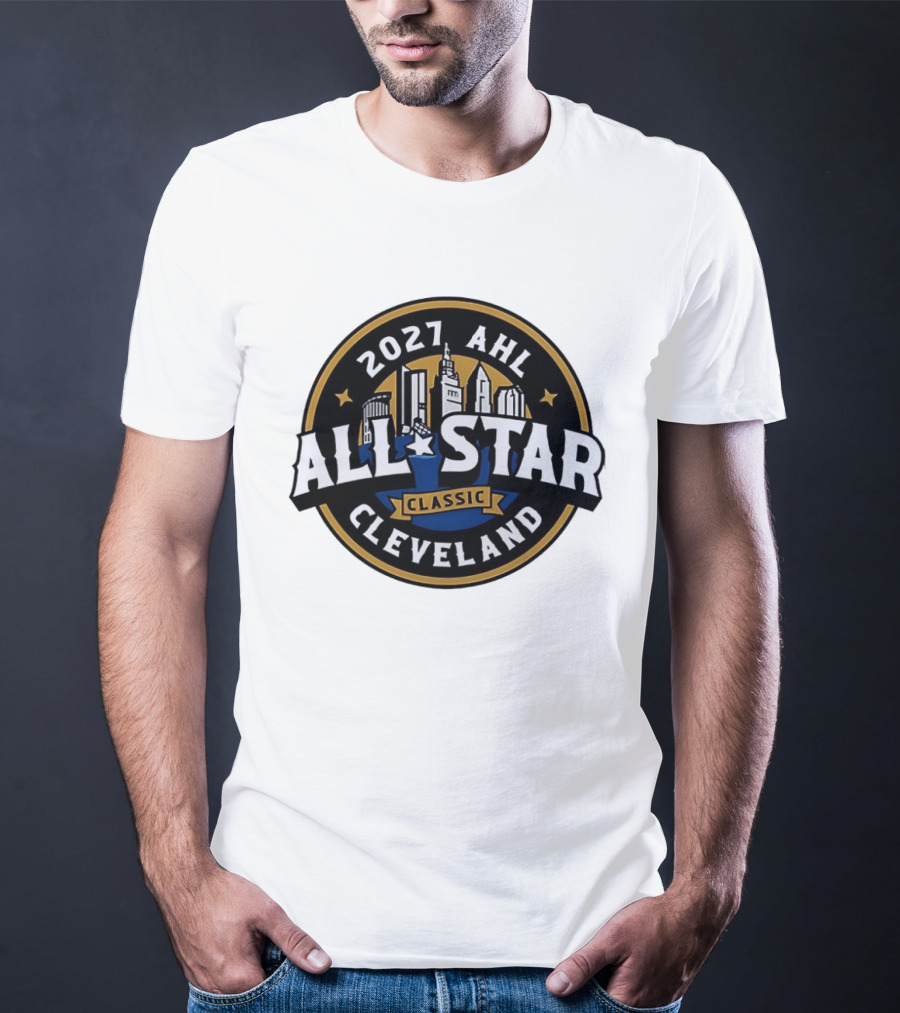 2027 AHL All Star Classic Cleveland Skyline Event T-Shirt