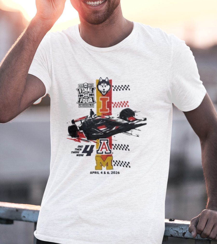 Final Four Racing Wolf Theme April 4 And 6 2026 Formula Car 4AM T-Shirt