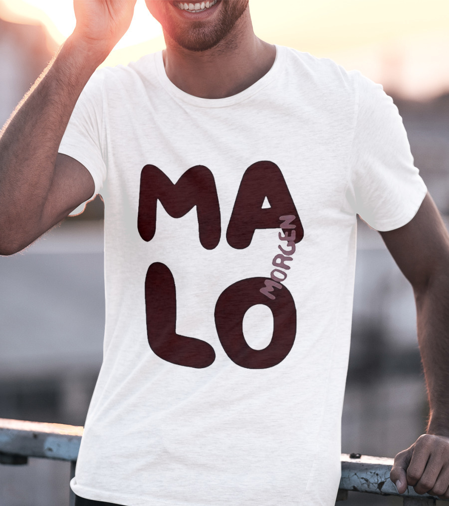 Malo Morgen Balkan Textual T-Shirt