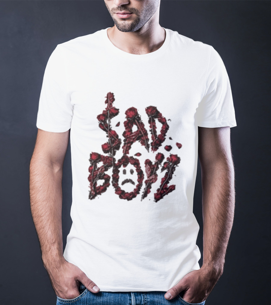 Sad Boyz Rose Petals Face T-Shirt
