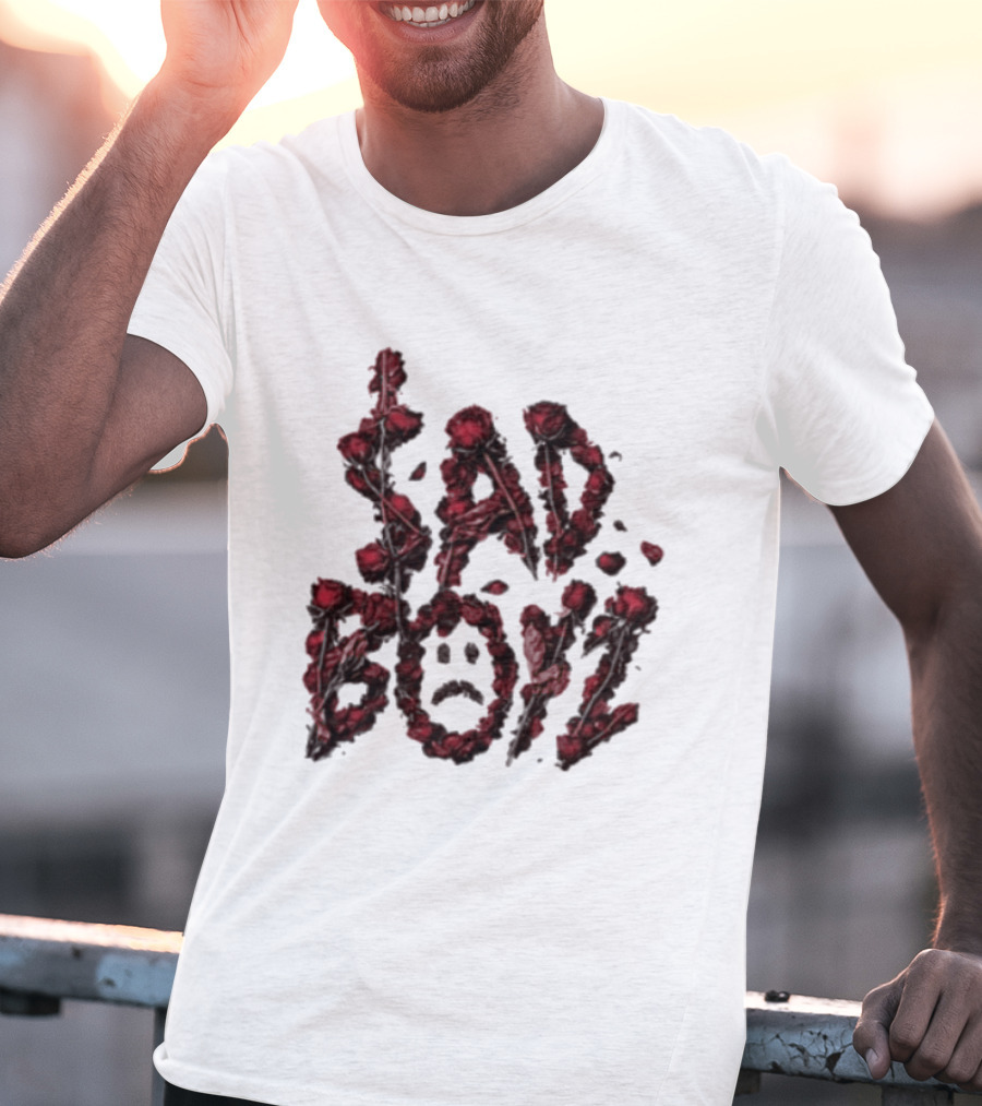 Sad Boyz Rose Petals Face T-Shirt