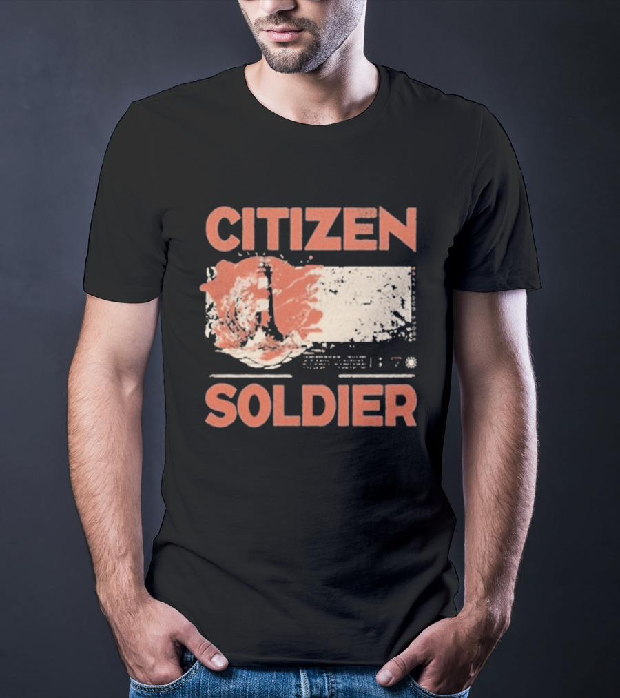 Citizen Soldier Save Your Story Torn Paper Distressed T-Shirt