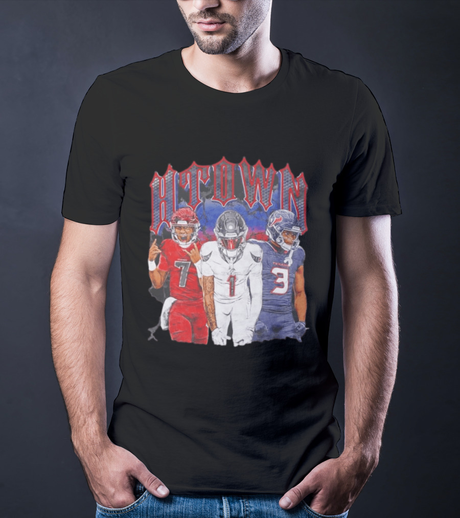 CJ Stroud Tank Dell Kamari Lassiter Houston Texans H TOWN 713 T-Shirt