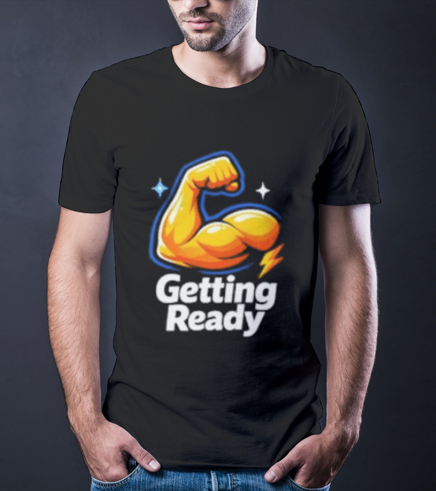Cristiano Ronaldo Getting Ready Strong Arm Emoji T-Shirt