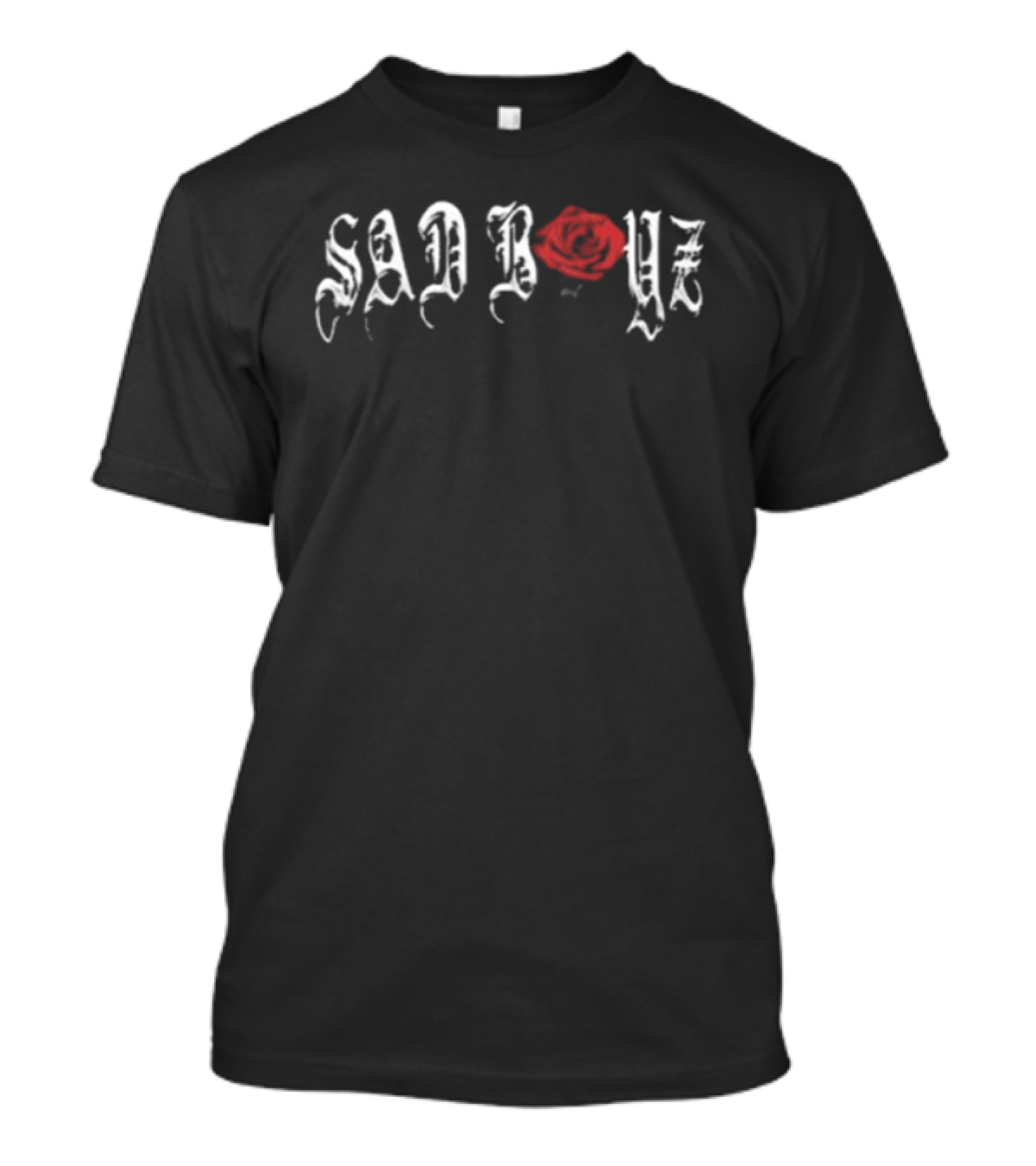 Sad Boyz Broken Red Rose T-Shirt