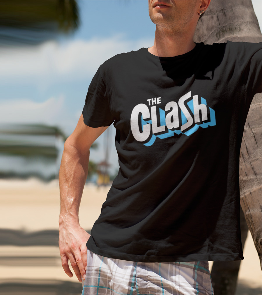 The Clash White And Blue T-Shirt