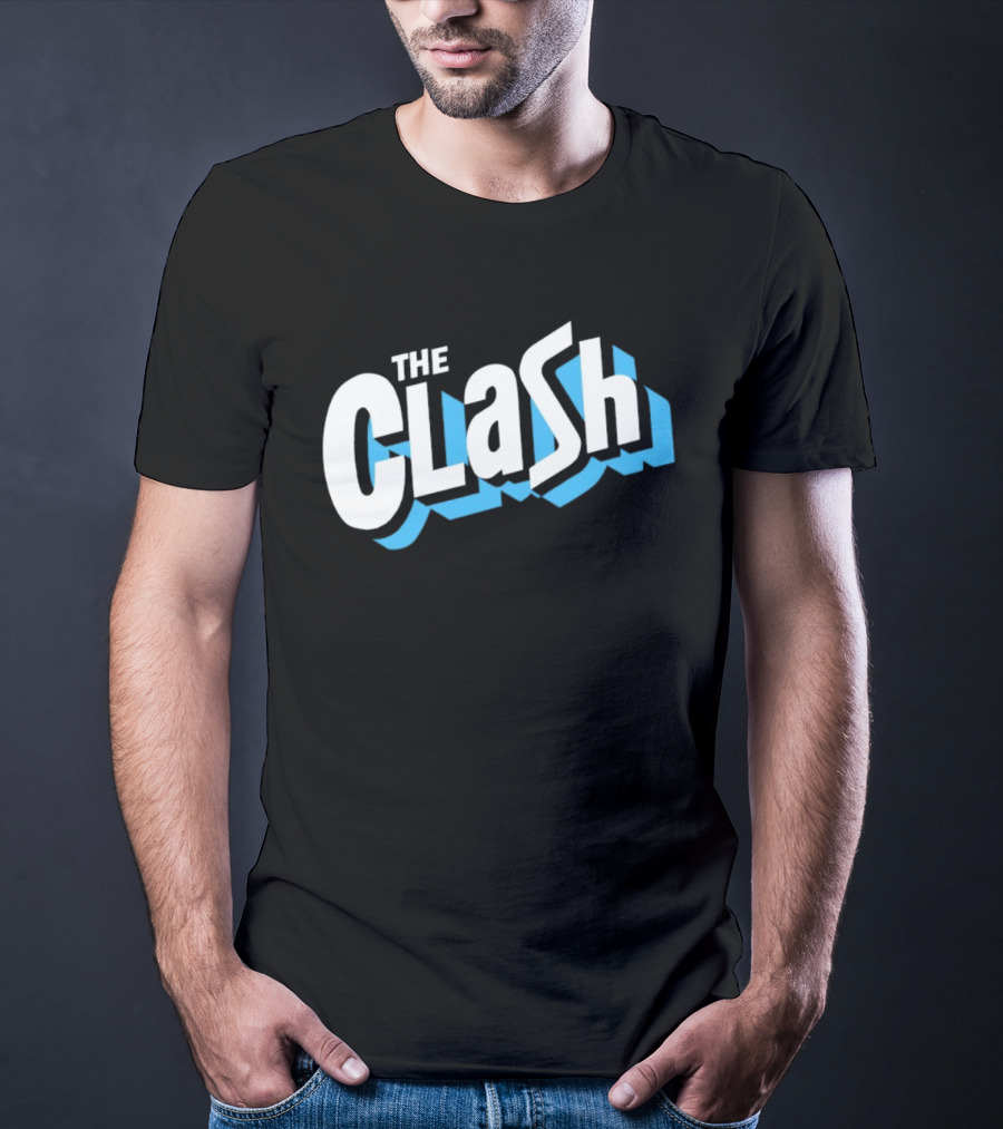 The Clash White And Blue T-Shirt