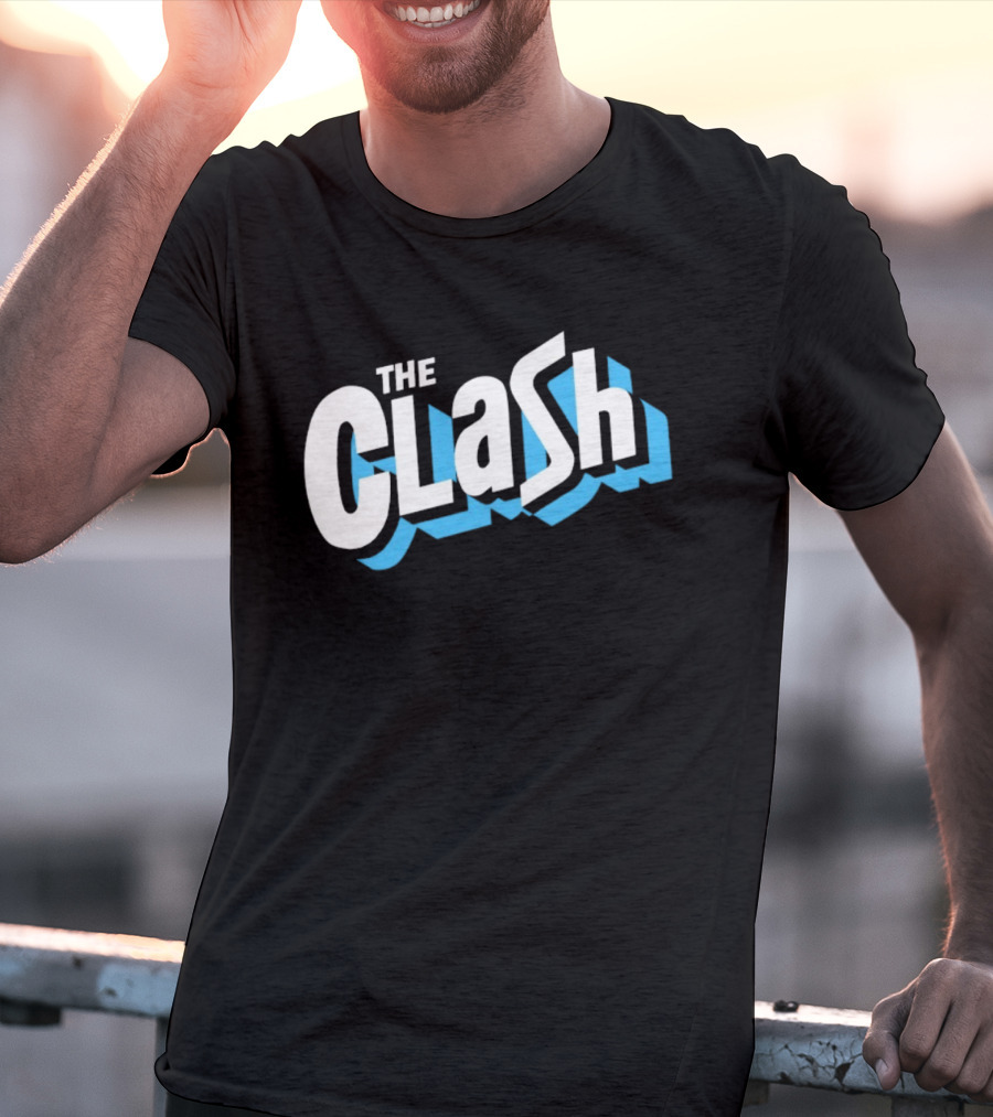 The Clash White And Blue T-Shirt