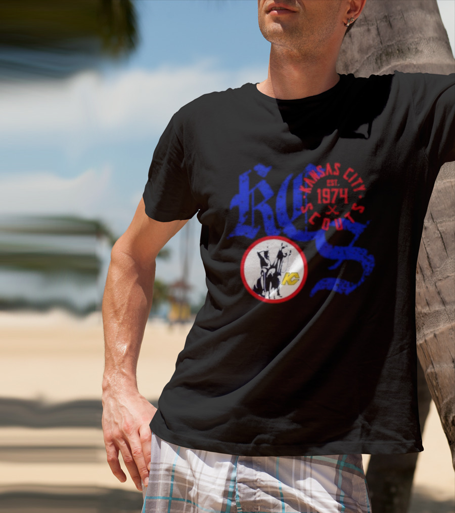 Kansas City Scouts 1974 Retro KC NHL Scouts T-Shirt