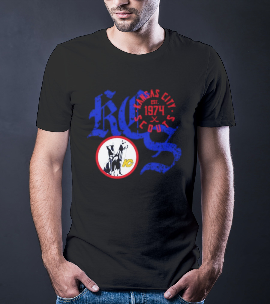 Kansas City Scouts 1974 Retro KC NHL Scouts T-Shirt