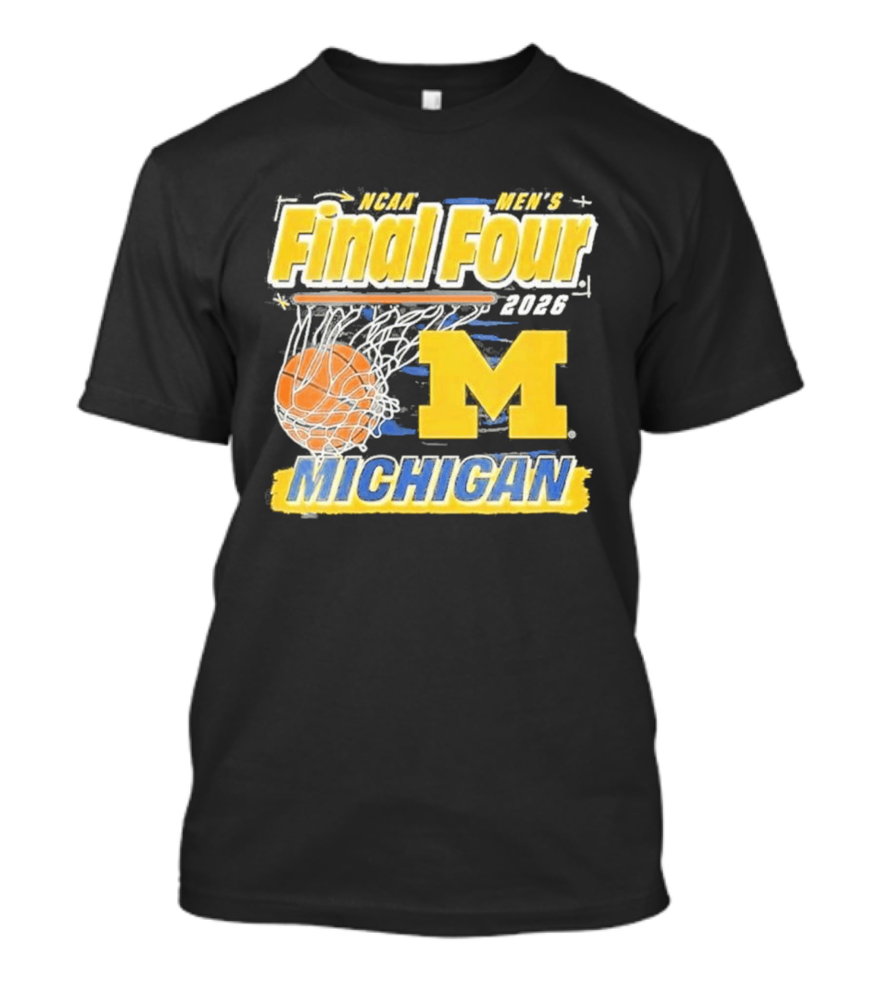 NCAA Men's Final Four 2026 Michigan Basketball M T-Shirt