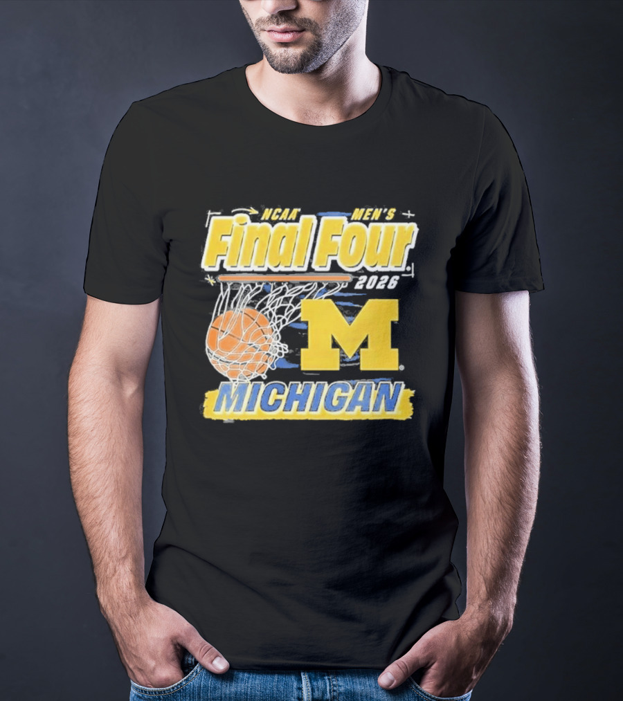 NCAA Men's Final Four 2026 Michigan Basketball M T-Shirt