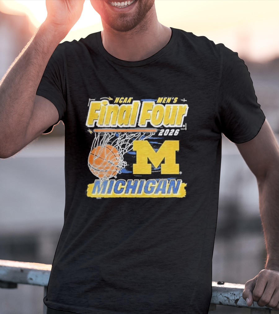 NCAA Men's Final Four 2026 Michigan Basketball M T-Shirt