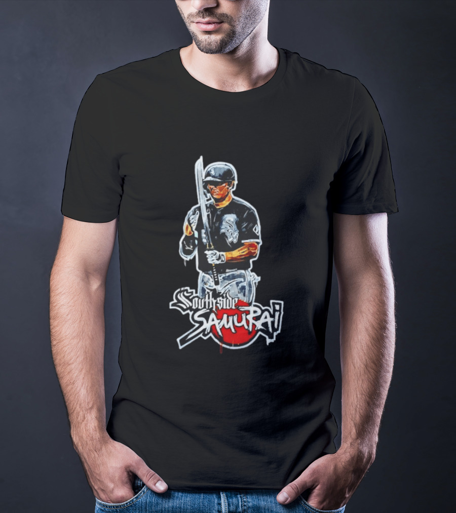 Southside Samurai Baseball Player Chicago White Sox T-Shirt