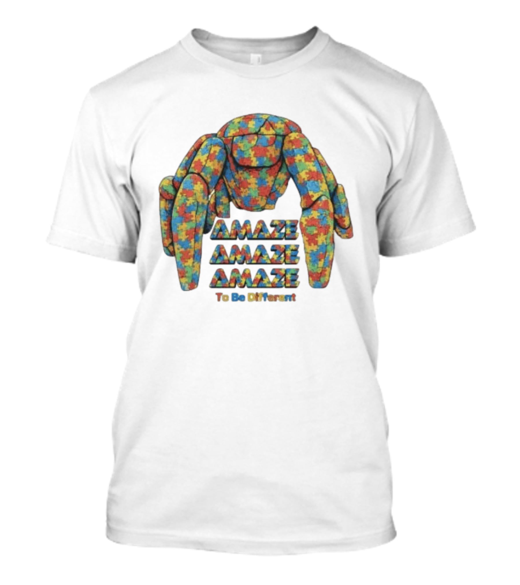 Amaze Amaze Amaze Rocky Autism Awareness To Be Different T-Shirt