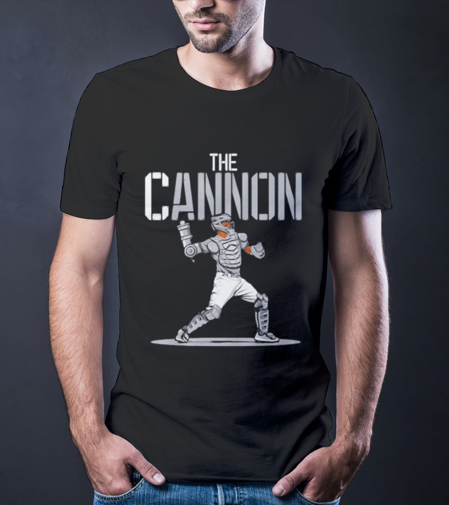 The Cannon Luis Torrens Robotic Catcher Baseball Player T-Shirt