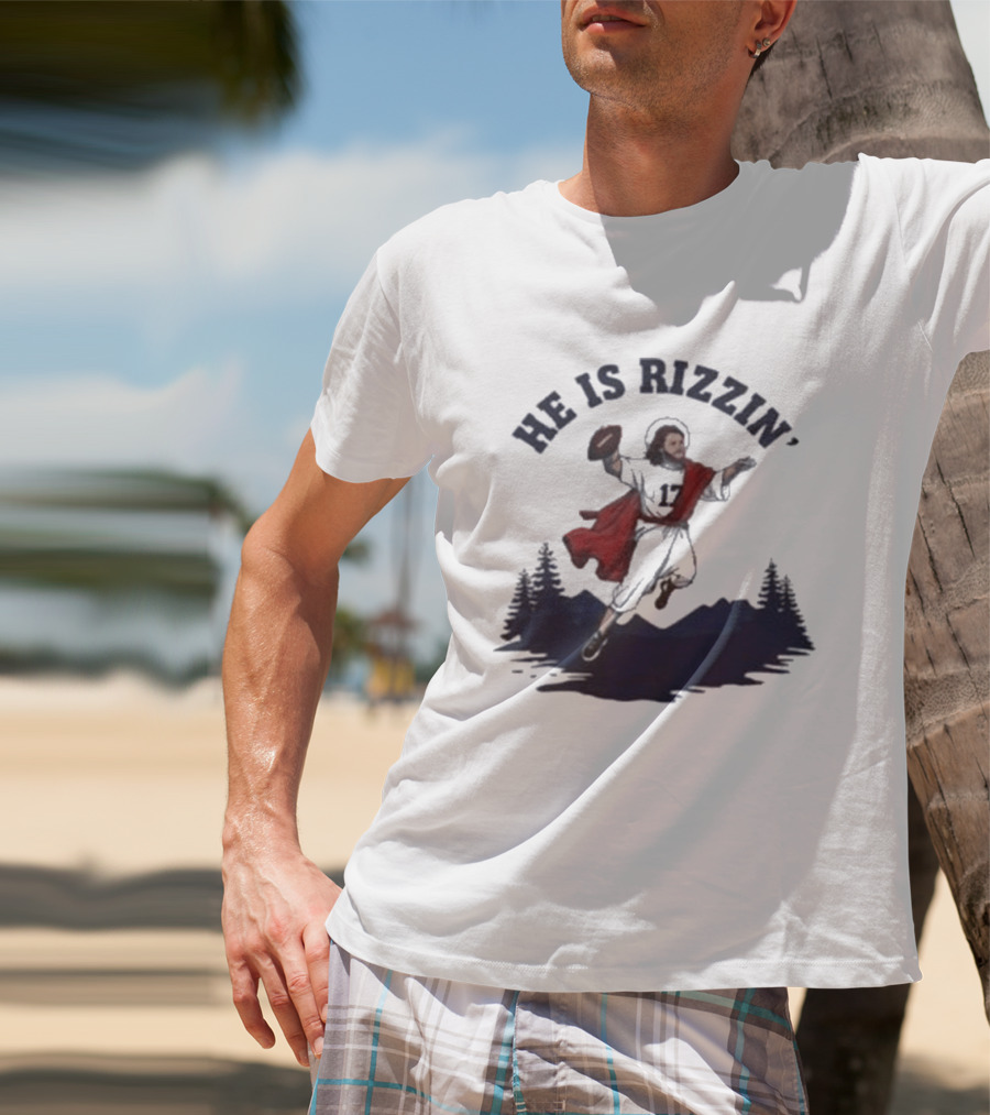 Buffalo Bills He Is Rizzin' Josh Allen Football T-Shirt