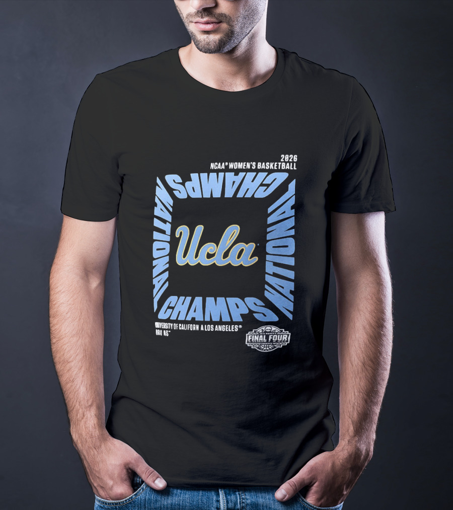UCLA Bruins 2026 NCAA Women’s Basketball National Champs T-Shirt