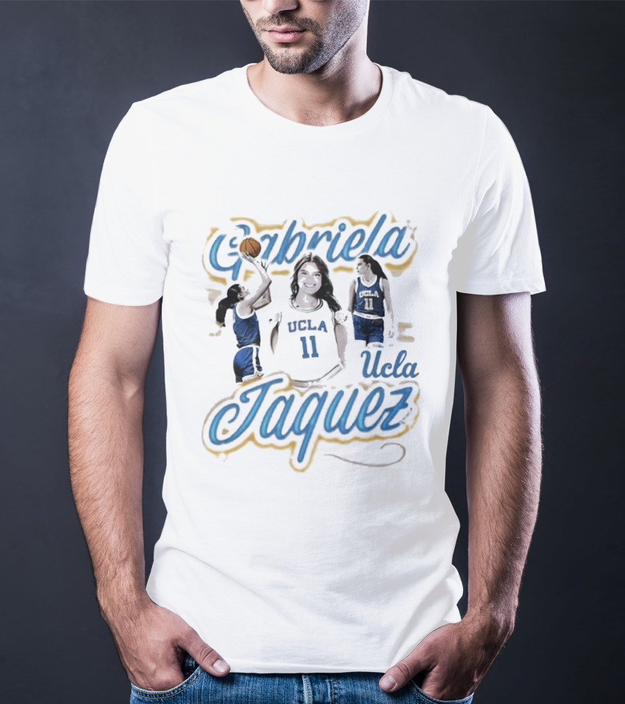 Gabriela Jaquez UCLA Bruins 11 Illustrated Basketball Player Youth Fashion T-Shirt