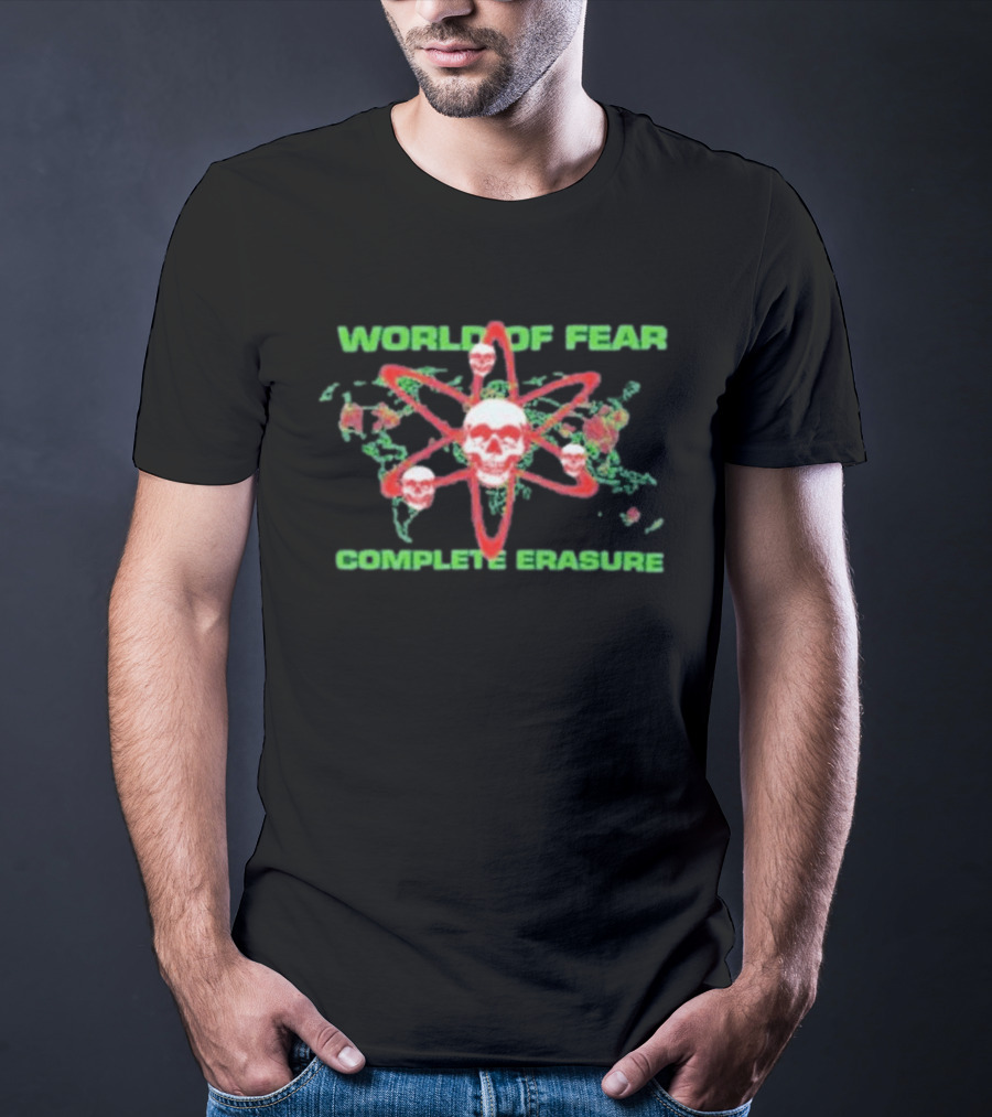 World Of Fear Complete Erasure Atomic Skull T-Shirt