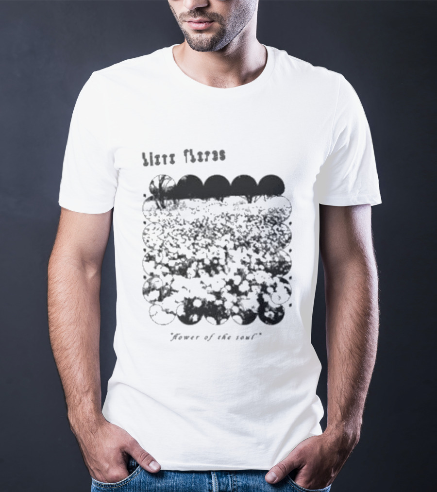 Liana Flores Flower Of The Soul Circle T-Shirt