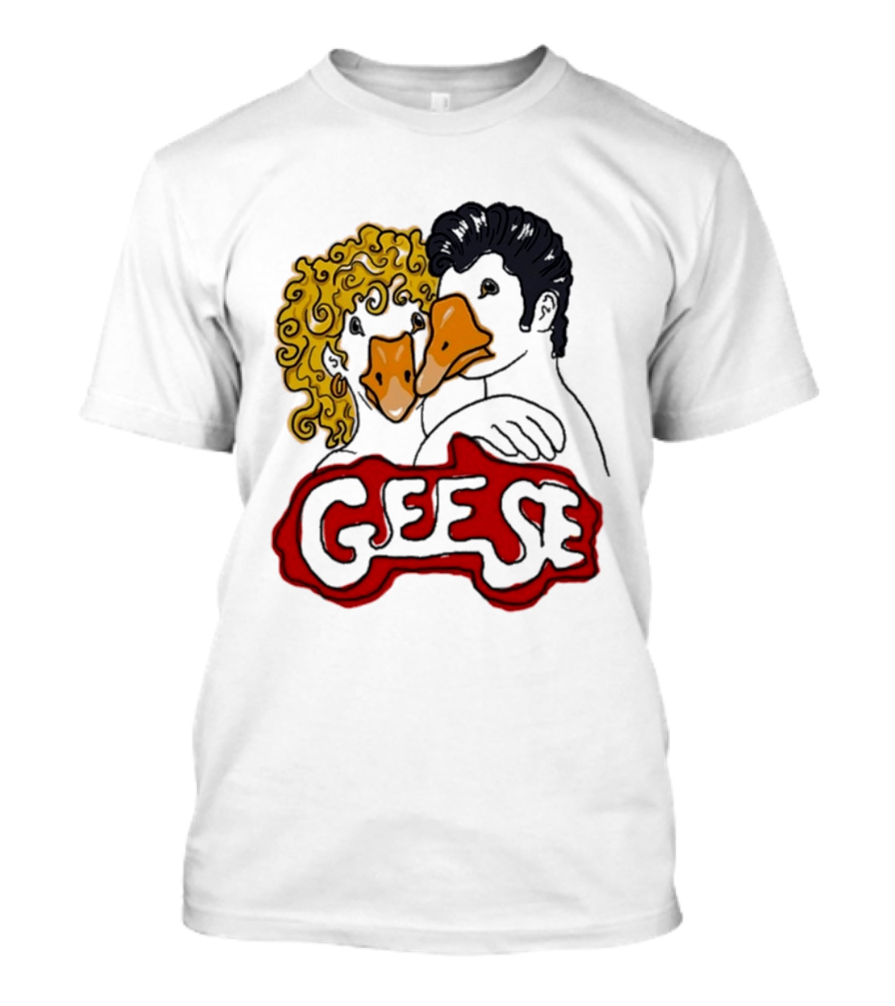 Grease Inspired Lonely Club Geese With Duck Faces T-Shirt