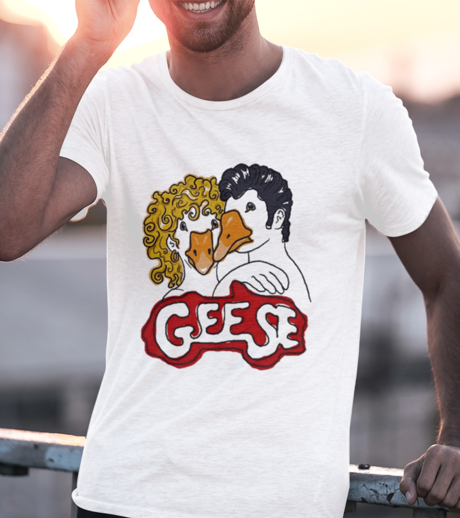 Grease Inspired Lonely Club Geese With Duck Faces T-Shirt