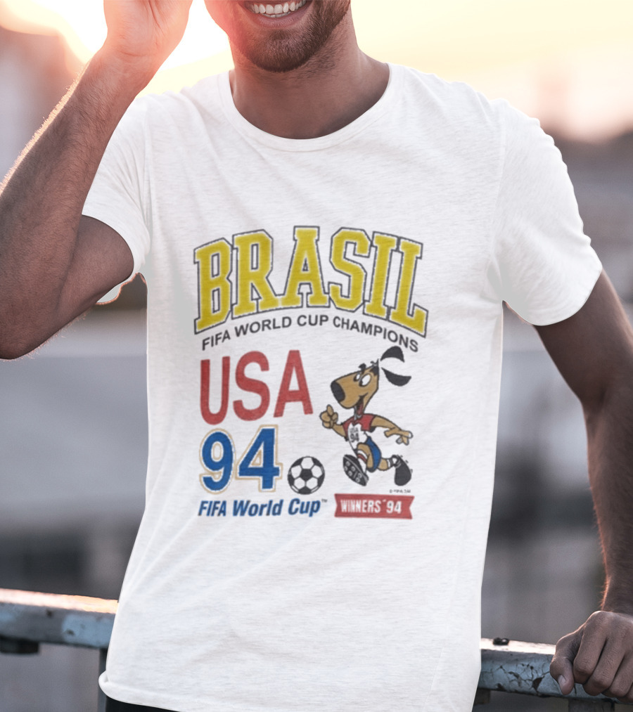 BRAZIL FIFA World Cup Champions USA 94 T-Shirt