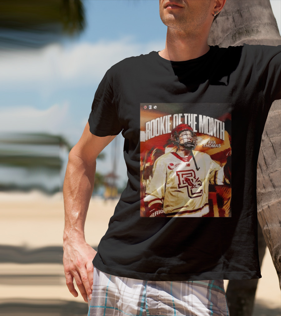 Rookie Of The Month Ava Thomas Boston College Hockey T-Shirt