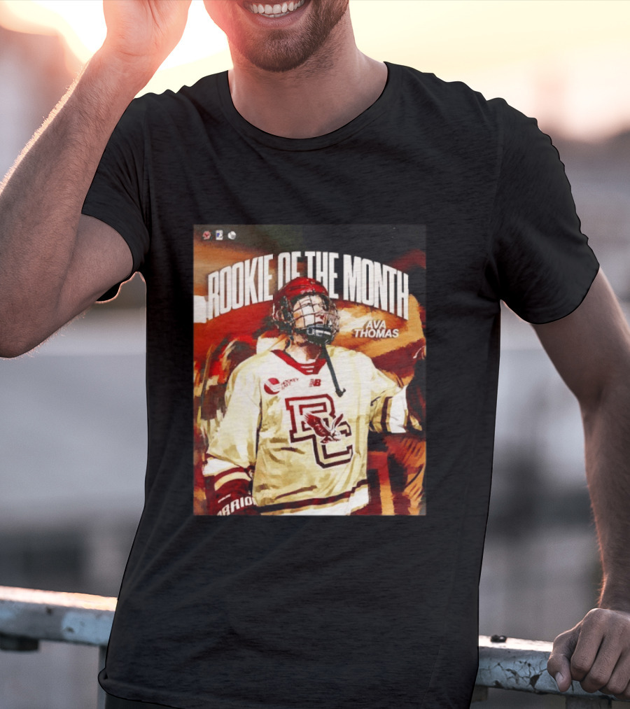 Rookie Of The Month Ava Thomas Boston College Hockey T-Shirt