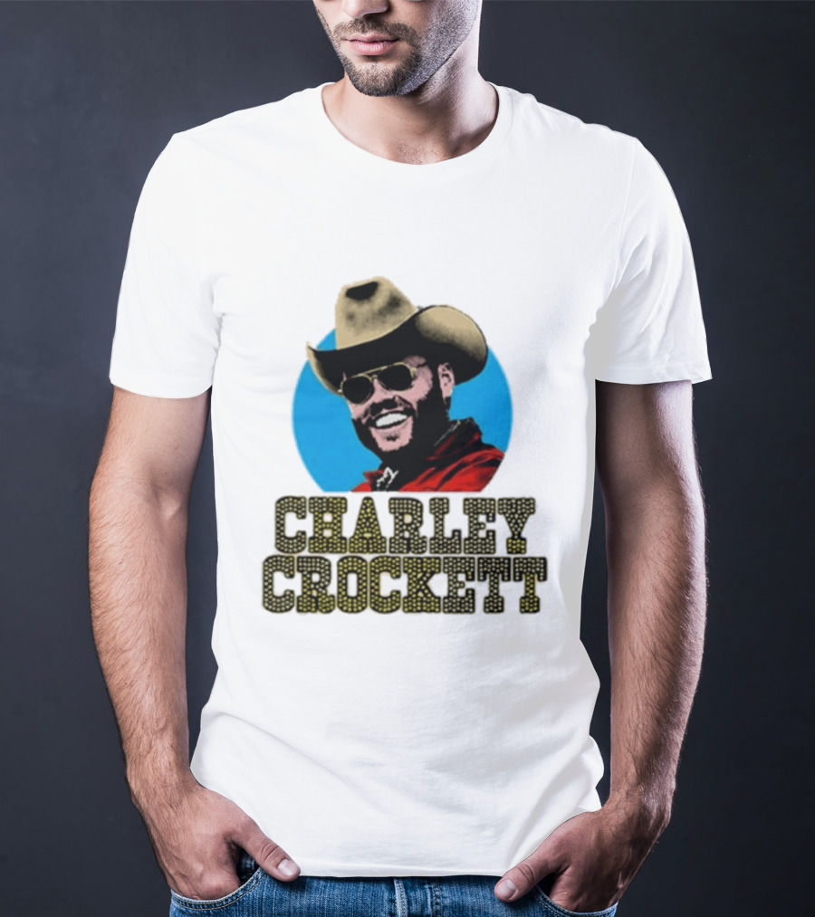 Charley Crockett Cowboy Hat Sunglasses Western T-Shirt