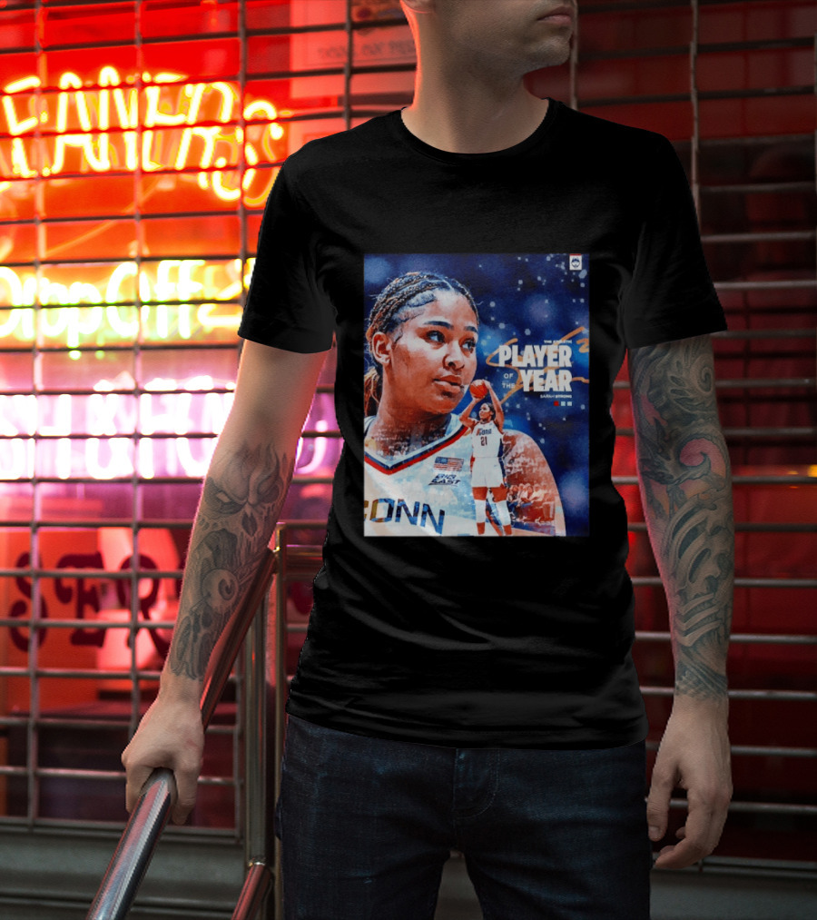 UConn Huskies The Athletic Player Of The Year Sarah Strong T-Shirt