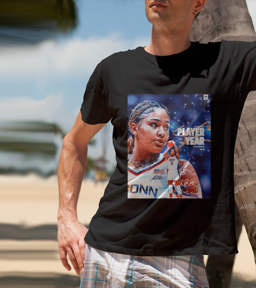 UConn Huskies The Athletic Player Of The Year Sarah Strong T-Shirt