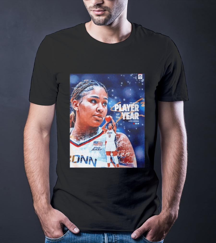UConn Huskies The Athletic Player Of The Year Sarah Strong T-Shirt