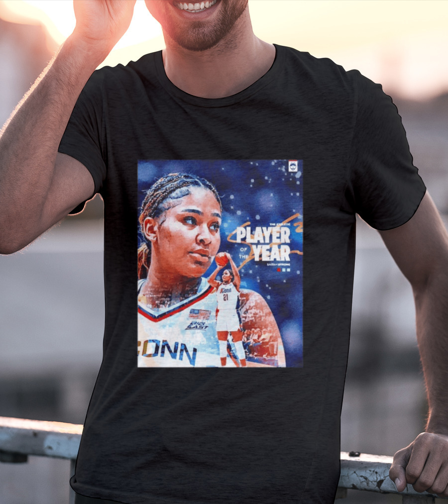 UConn Huskies The Athletic Player Of The Year Sarah Strong T-Shirt