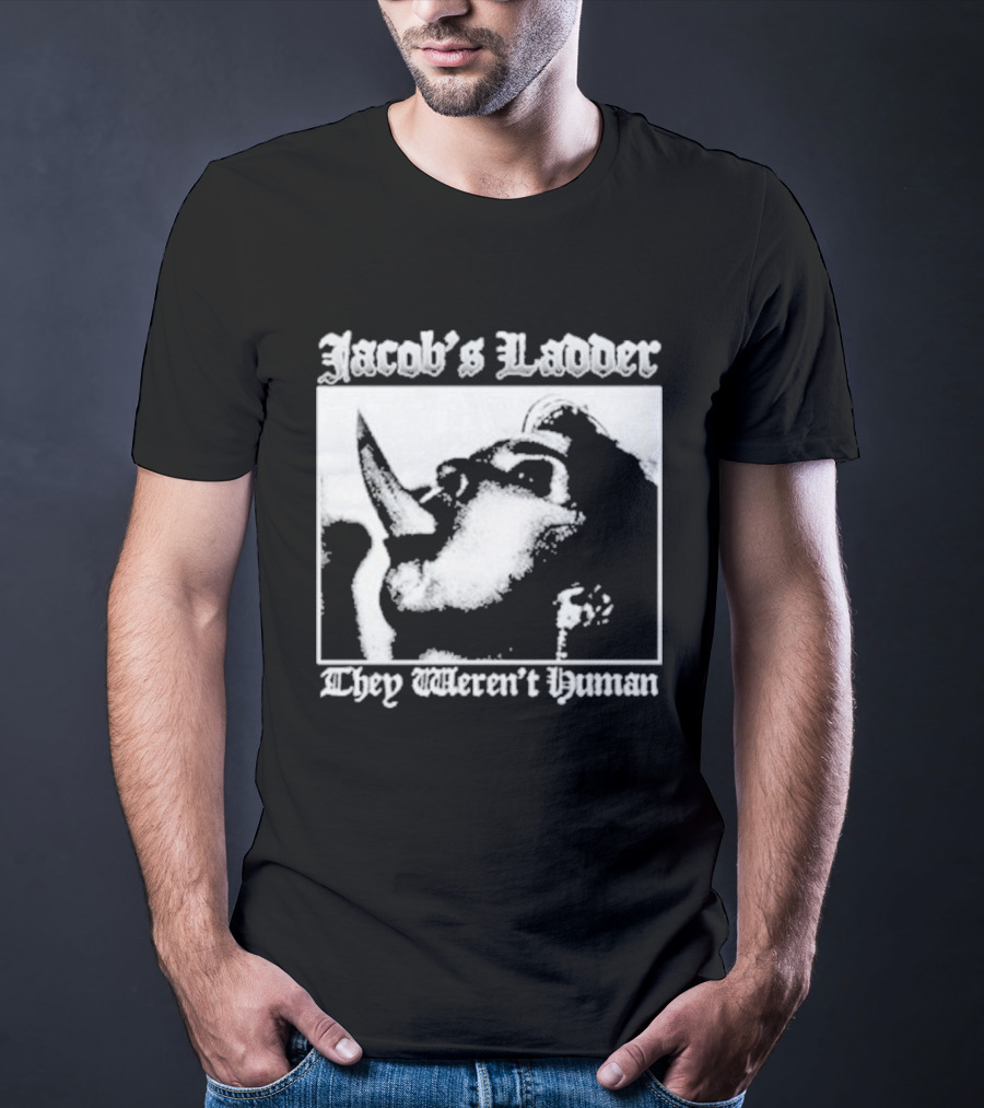 Jacob's Ladder 1990 Cult They Weren't Human Face Montage T-Shirt