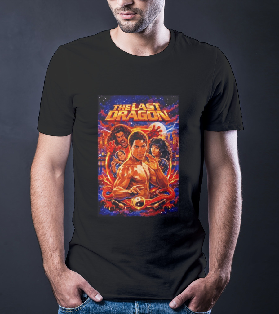 The Last Dragon 1985 Classic Martial Arts Movie Featuring Iconic Characters And Action T-Shirt