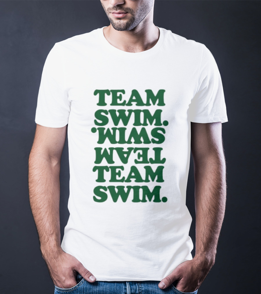 Johnnyswim Team Swim Team Swim Text Stacked T-Shirt