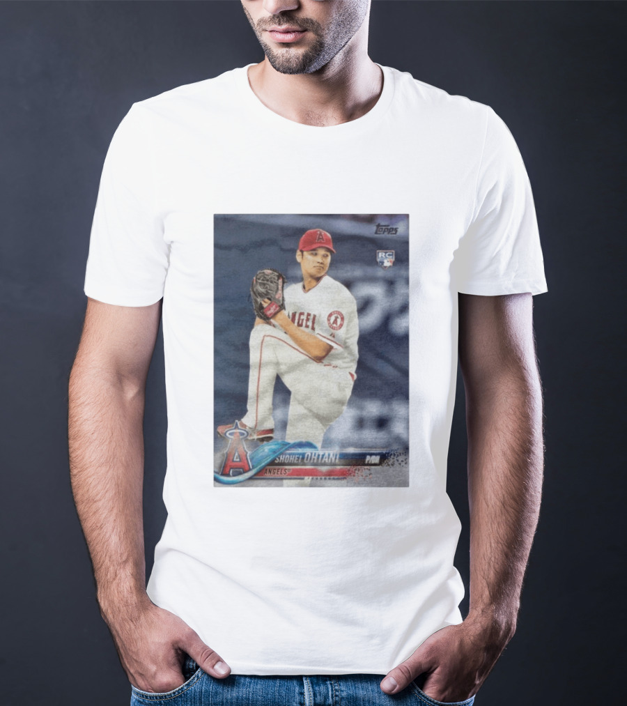 Topps Los Angeles Angels Shohei Ohtani RC Rookie Card T-Shirt