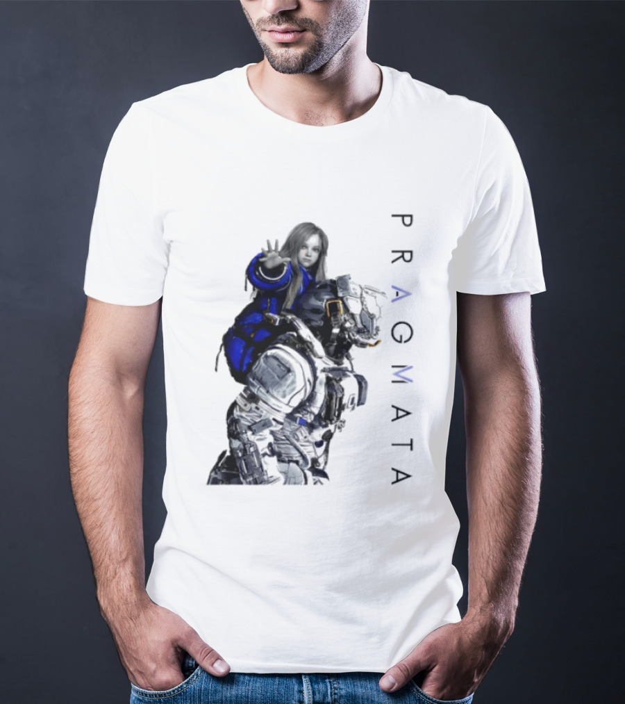 PRAGMATA Character Holding Space Explorer Scene T-Shirt