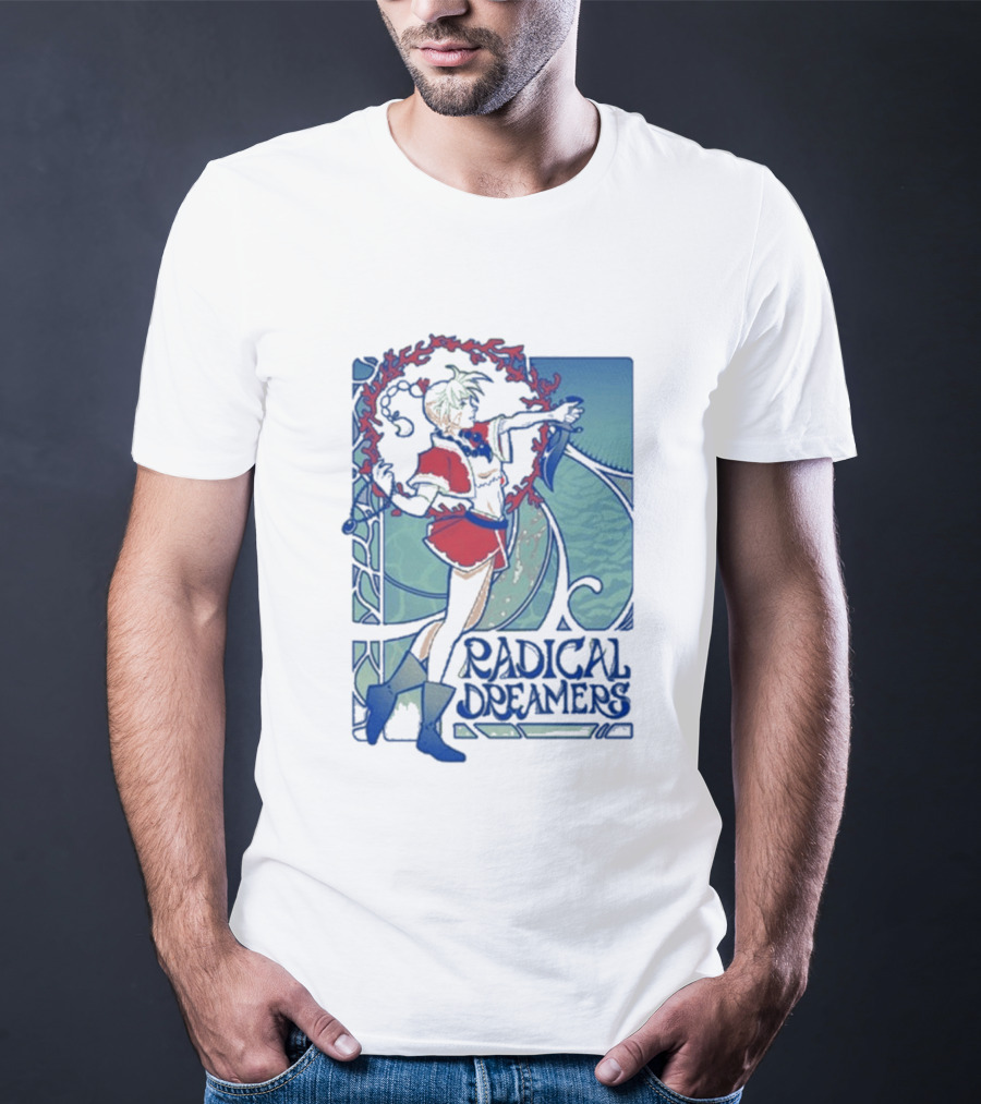 Radical Dreamers Frost Fatales 2026 Anime Girl Art Nouveau T-Shirt