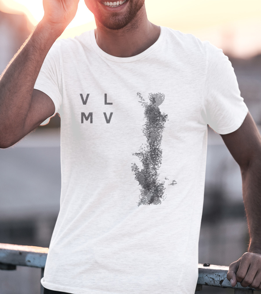 Vlmv There Will Come Soft Rains Abstract Monochrome T-Shirt