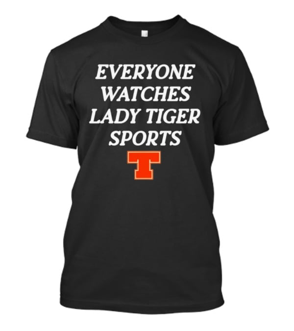 Everyone Es Lady Tiger Sports Bold Orange T T-Shirt