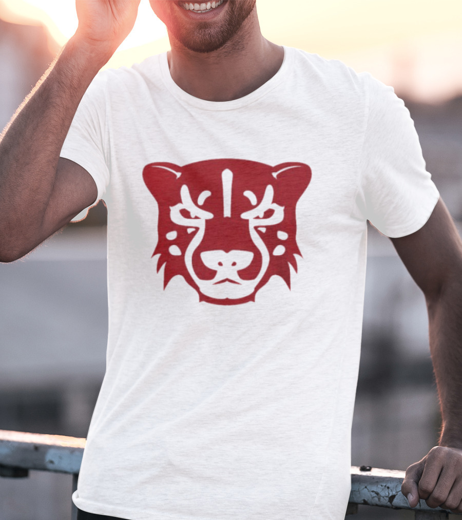 Asia Reaves Red Tiger Face Iconic Bold Expression T-Shirt
